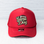 Red YOUTH Trucker Cap With FOOTBALL Embroidered Game Day Patch