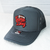 Charcoal Grey Trucker Cap With FOOTBALL Embroidered Game Day Patch