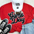 Black Game Day Chenille Patch Everyday Tee