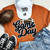 Black Game Day Chenille Patch Everyday Tee