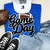 Black Game Day Chenille Patch Everyday Tee