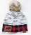 Buffalo Plaid CC Pom Beanie with Moose Leather Patch