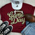 Metallic Gold Game Day Chenille Embroidered Patch Everyday Tee