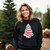 Snack Cake Chenille Patch Black Crewneck Sweatshirt