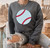 Sequin Baseball Chenille Patch Crewneck Sweatshirt