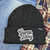 Black Tweed Beanie With NO SPORT Embroidered Game Day Patch