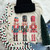 Three Nutcrackers Trendy Ribbed Crewneck Soft Cream