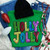 Sequin Holly Jolly Chenille Patch Everyday Tee