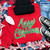 Green Lettering Sequin Merry Christmas Chenille Red Crewneck Sweatshirt