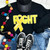 Yellow Fight Ribbon Black Crewneck Sweatshirt