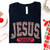 Leopard Jesus The Reason For The Season Everyday Tee