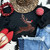 Sequin Reindeer Patch Crewneck Sweatshirt