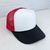 Black, White, And Red Foam Trucker Hat