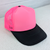 Neon Pink and Black Foam Trucker Hat