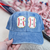 Denim Hat With Baseball GLITTER Chenille Numbers