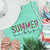 Summer Vibes Pigment Dyed Tank