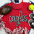 Eagles Sequin Patch Red Everyday Tee