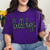 Bulldogs Sequin Patch Purple Everyday Tee