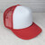 YOUTH Red and White Foam Trucker Hat