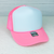 YOUTH Neon Pink and White Foam Trucker Hat