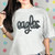 Eagles Sequin Patch Ash Everyday Tee