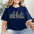 Wildcats Sequin Patch Navy Everyday Tee