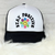 Stay Positive Daisy Embroidered Trucker Hat