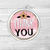 Thank You Circle Die Cut Sticker