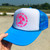 Drink In My Hand Toes In The Sand NEON Pink Trucker Hat