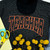 Teacher Orange Puff Women's Black Leopard Shirt