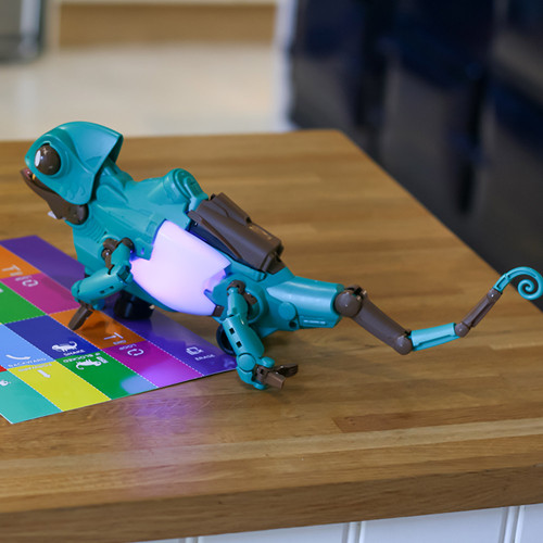 Construct & Create Codee the Colour-Sensing Chameleon