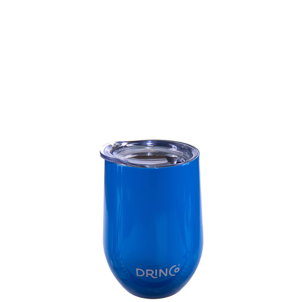 Simple Modern Blue 12oz Spirit Wine Tumbler Cup Mug Lid Stainless