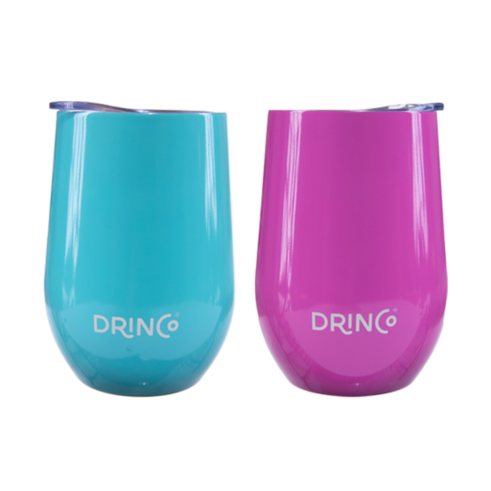 Stainless Steel Wine Glasses Cups, Double Walled Vacuum Insulated