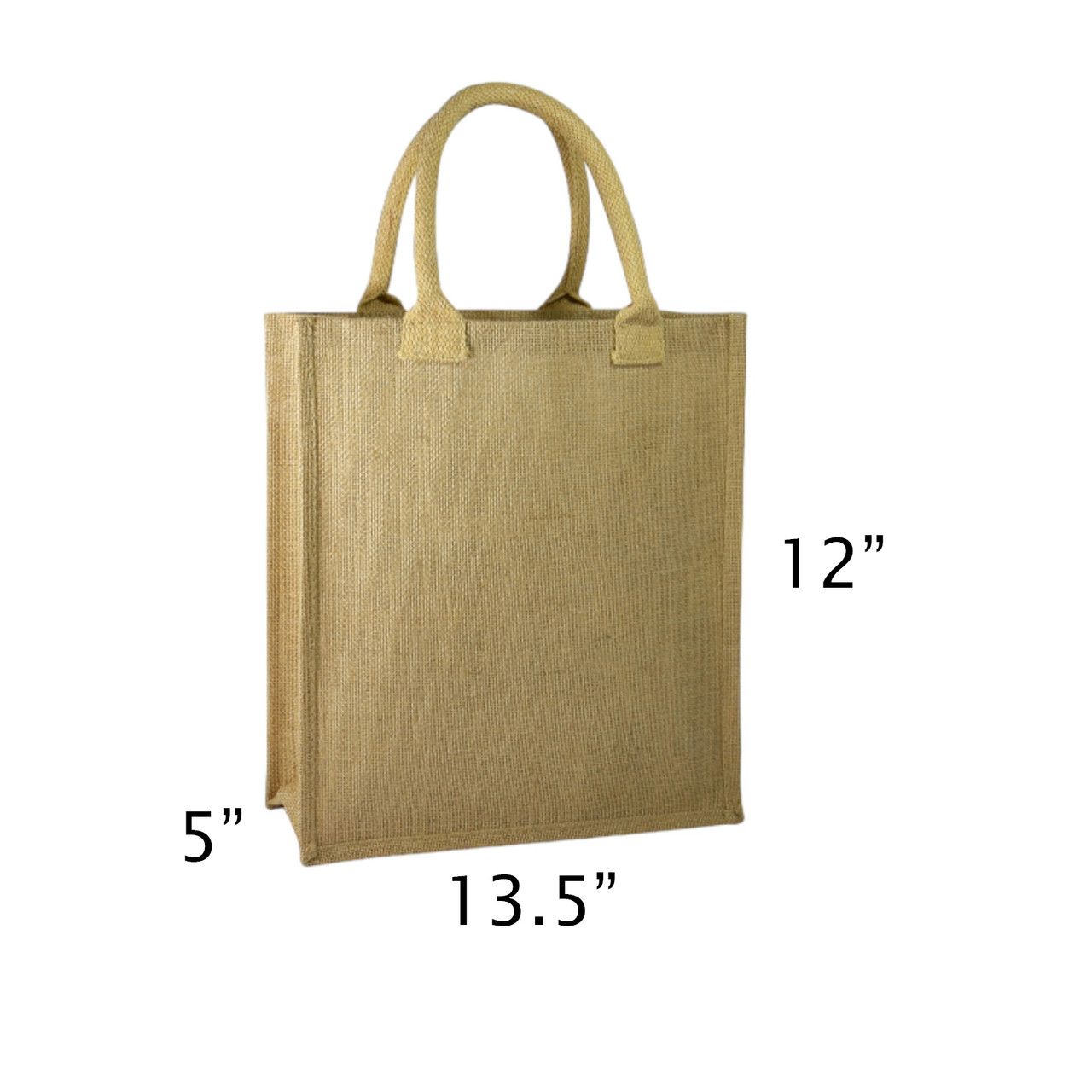 jute bag with pochampally fabric design.
