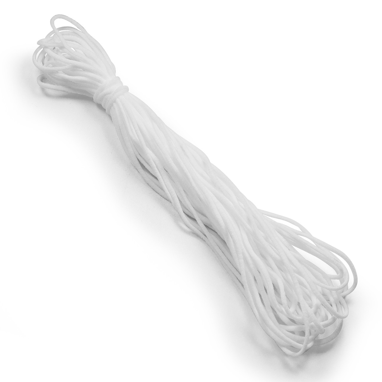 Expo International 1/8 Soft Knit Elastic Cord-10 Yards Tulle, White