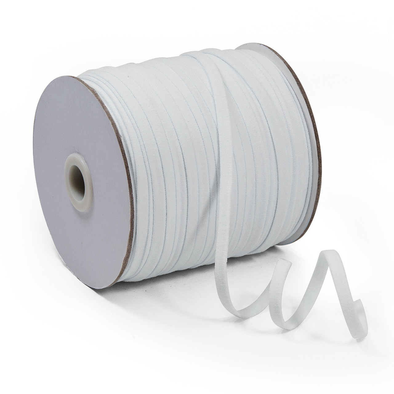 1Roll Balck&White Flat Elastic Fibre Cord Stretch String Crafting Thread  4~14mm