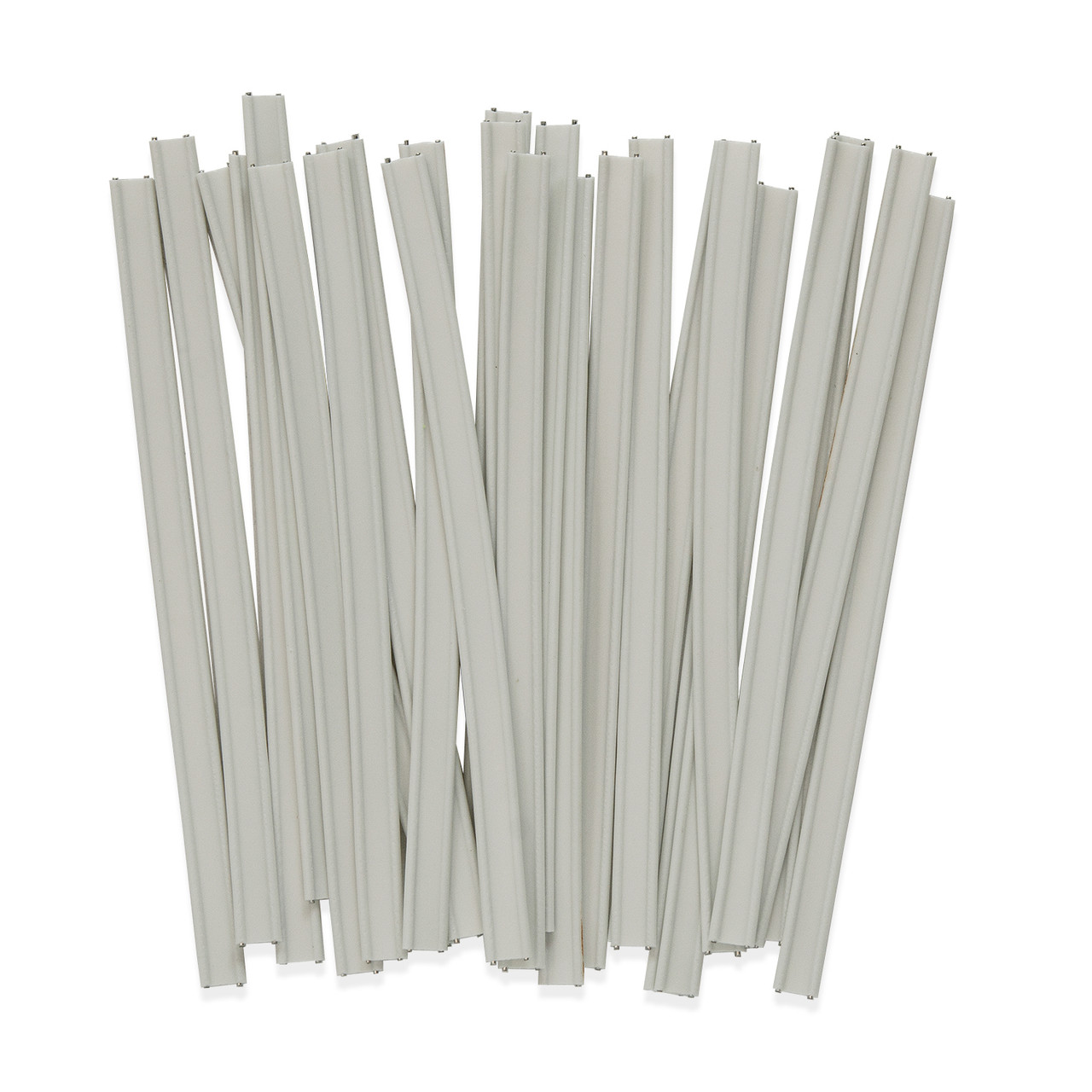 Expo International 1/8 Bendable Strips-25 Pcs Metal Wire Strips, Silver MS504