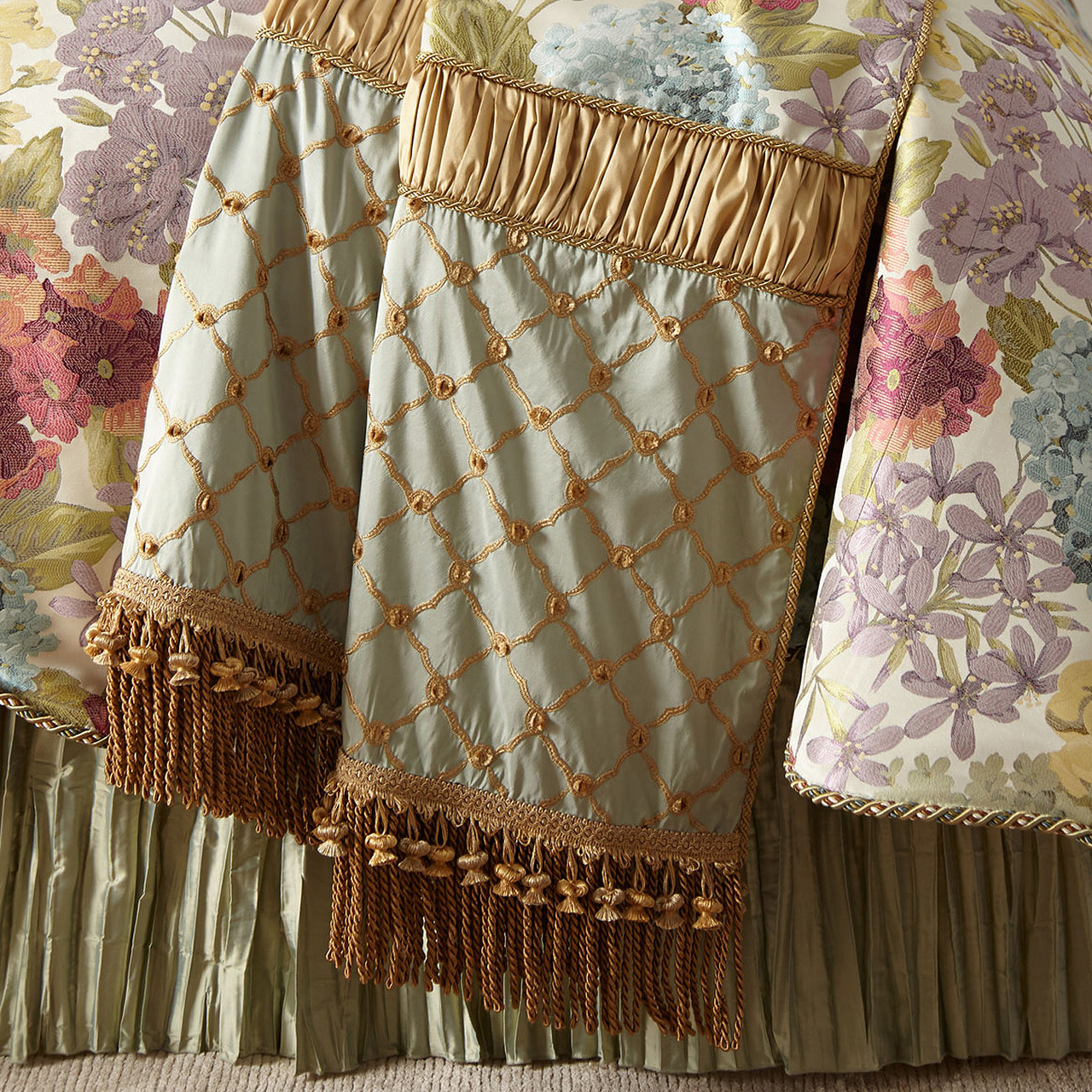 Conso Tassel Fringe Trim - Yellow (Sold by the Yard)
