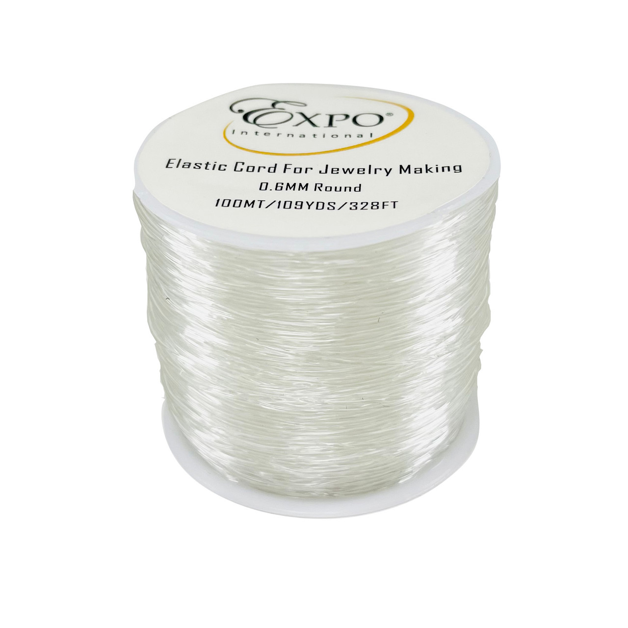 Elastic Stretch String Cord for Jewelry Making 0.6mm, in 100m Spool