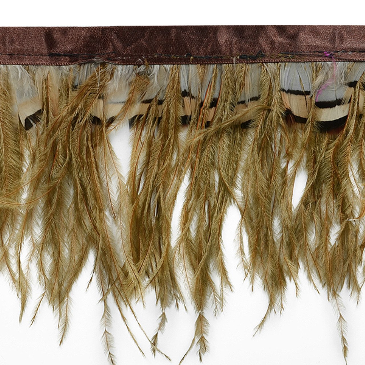 Ostrich Feather Trim Fringe / Sold by the Yard - Assorted Colors