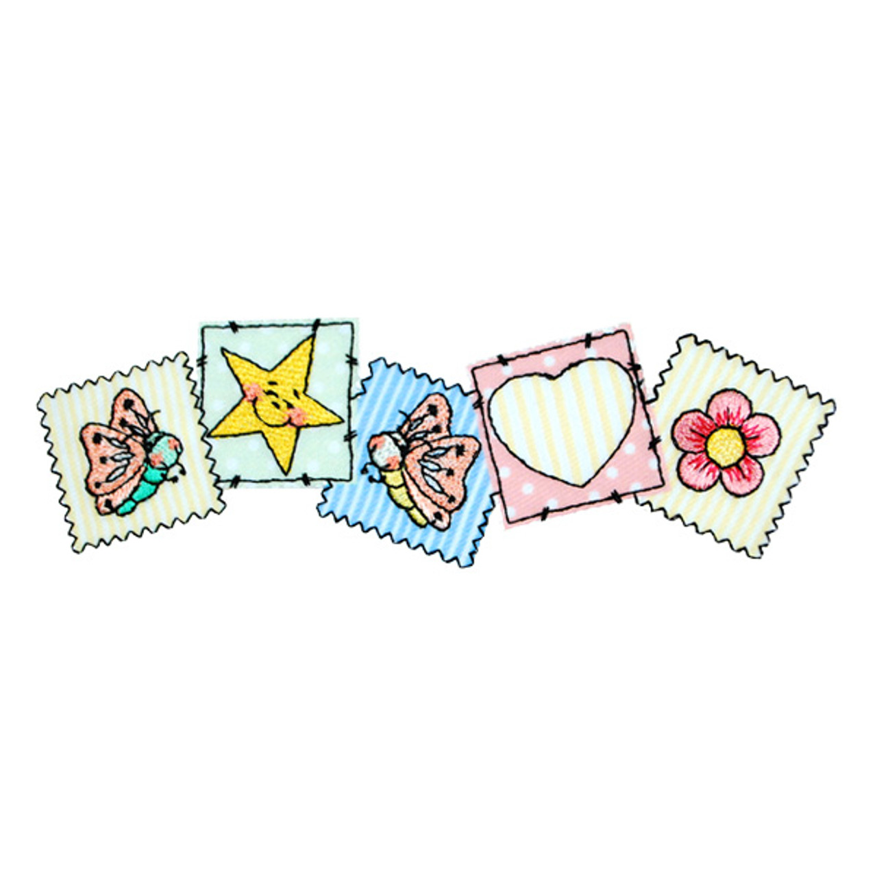 Sew On Patches Multi