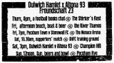 Freundschaft '23 - Dulwich Hamlet x Altona - Full programme released!