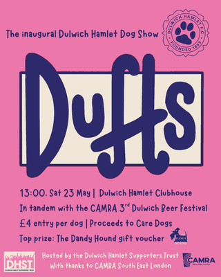 DUFTS - The Inaugural Dulwich Hamlet Dog Show