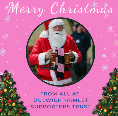 Merry Christmas from Dulwich Hamlet Supporters Trust