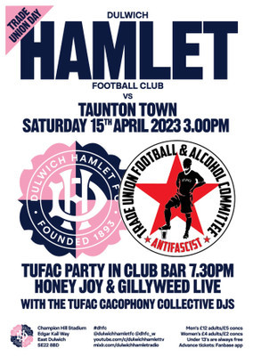 TRADE UNION DAY - Sat 15th April - fundraising cause announced!