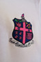 Adult DHFC Crest White Pique Polo Shirt