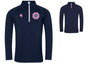 DHFC 1/4 Zip Midlayer Top front and back