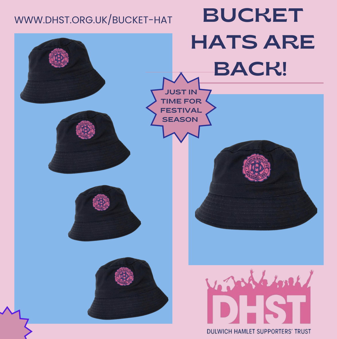 Bucket Hats Are Back! DHST