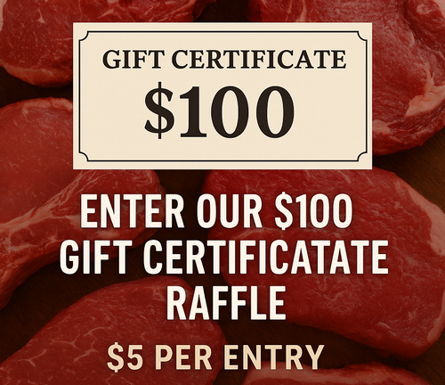 $100 Gift Certificate Raffle