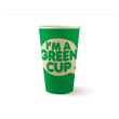 16oz Single Wall Aqueous Lined "I'm a Green Cup" 16oz Single Wall Aqueous Lined "I'm a Green Cup"
